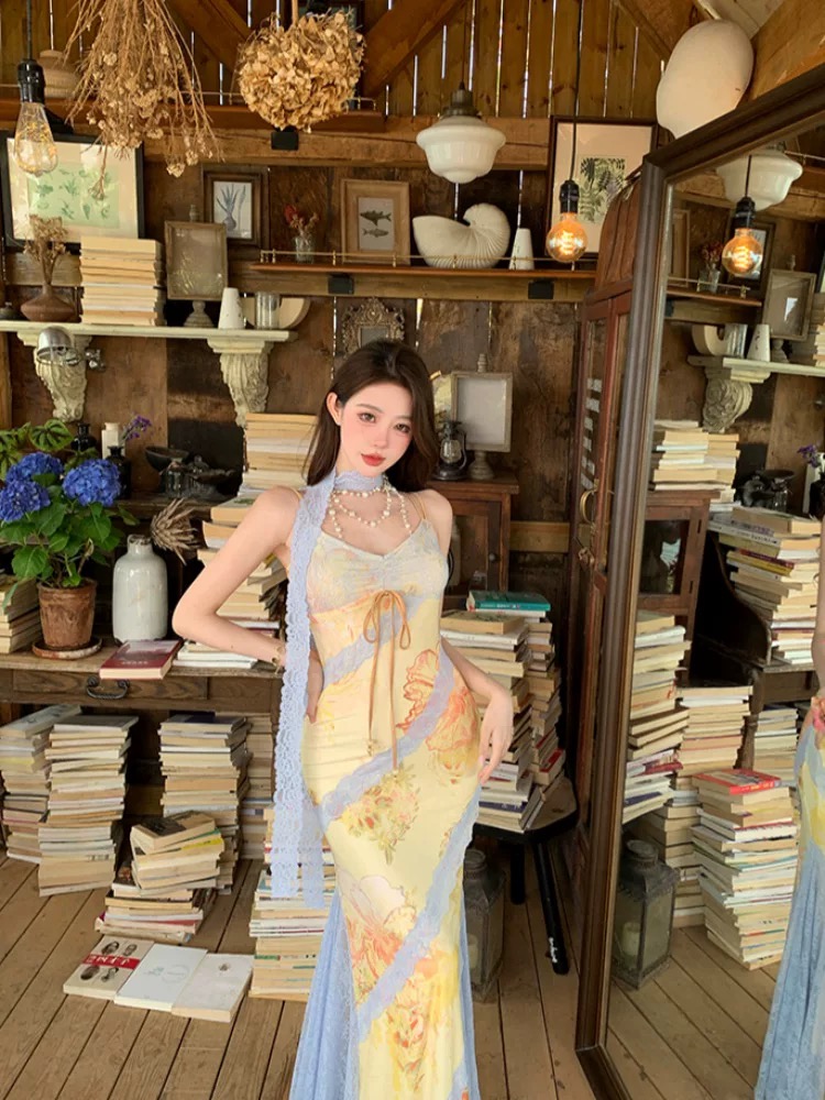 Arriving late colorful dress CD473 image