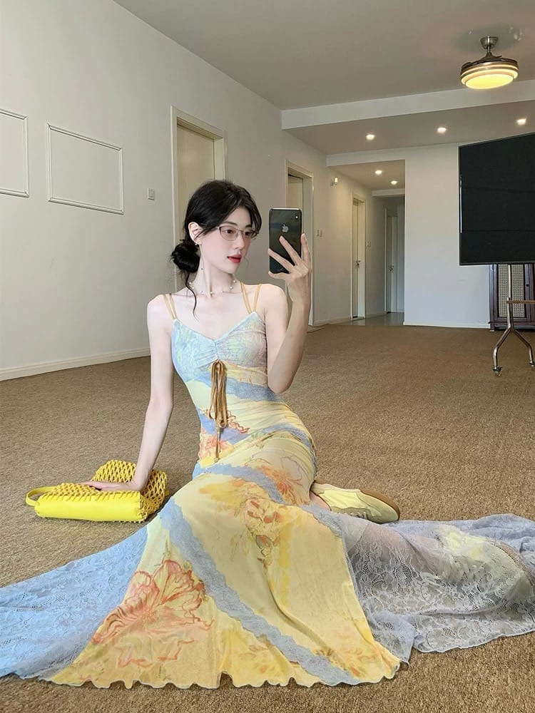 Arriving late colorful dress CD473 image