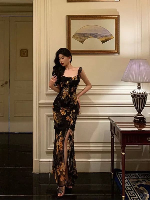 Kaylah floral dress CD477 image