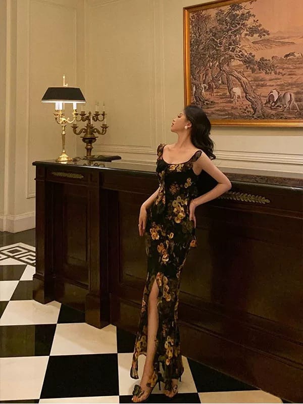 Kaylah floral dress CD477 image