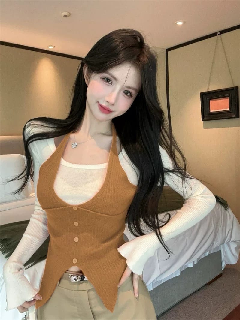 Your reflection knitted top KTO243 image