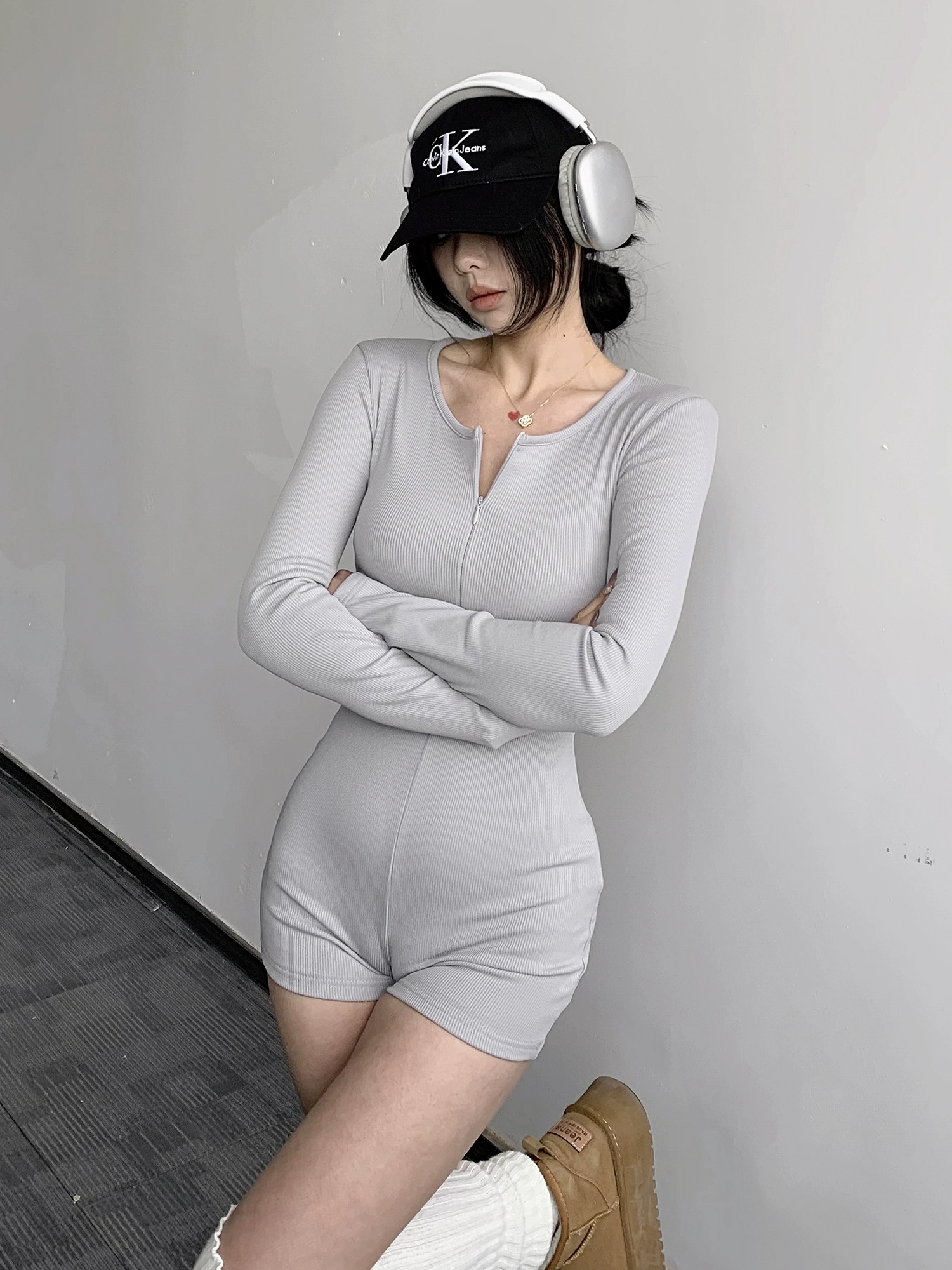 Hopped off the jet jumpsuit CJS121 image