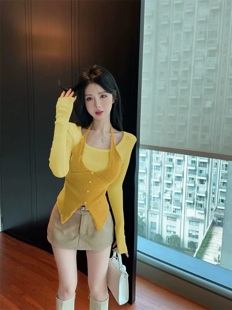 Your reflection knitted top KTO243 image