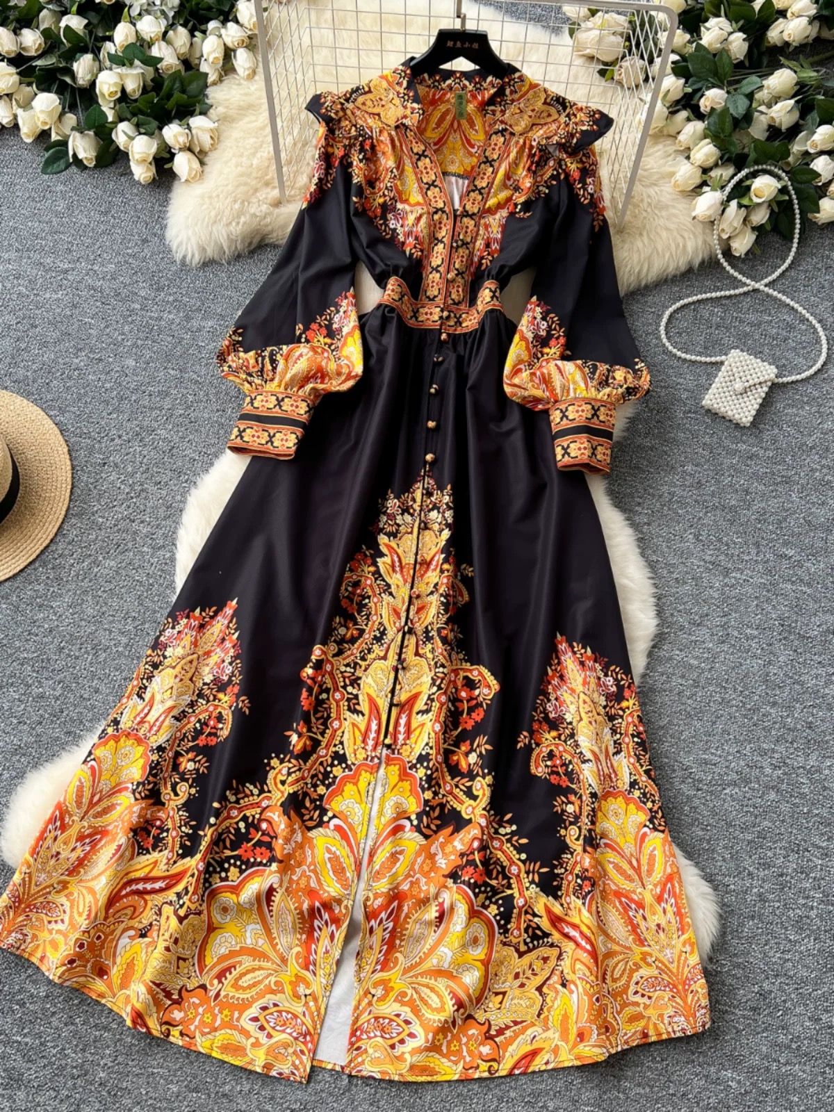 Floral vibes dress ED283 image