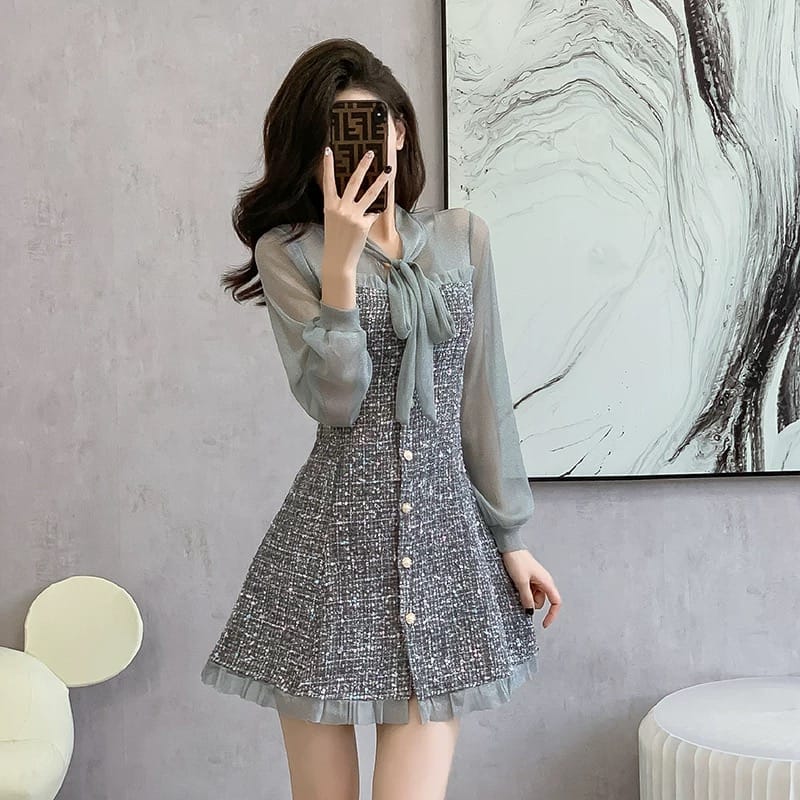 Savannah royal woolen dress FD278 image