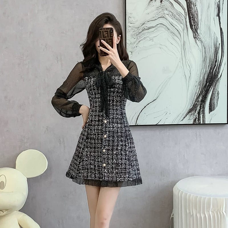 Savannah royal woolen dress FD278 image