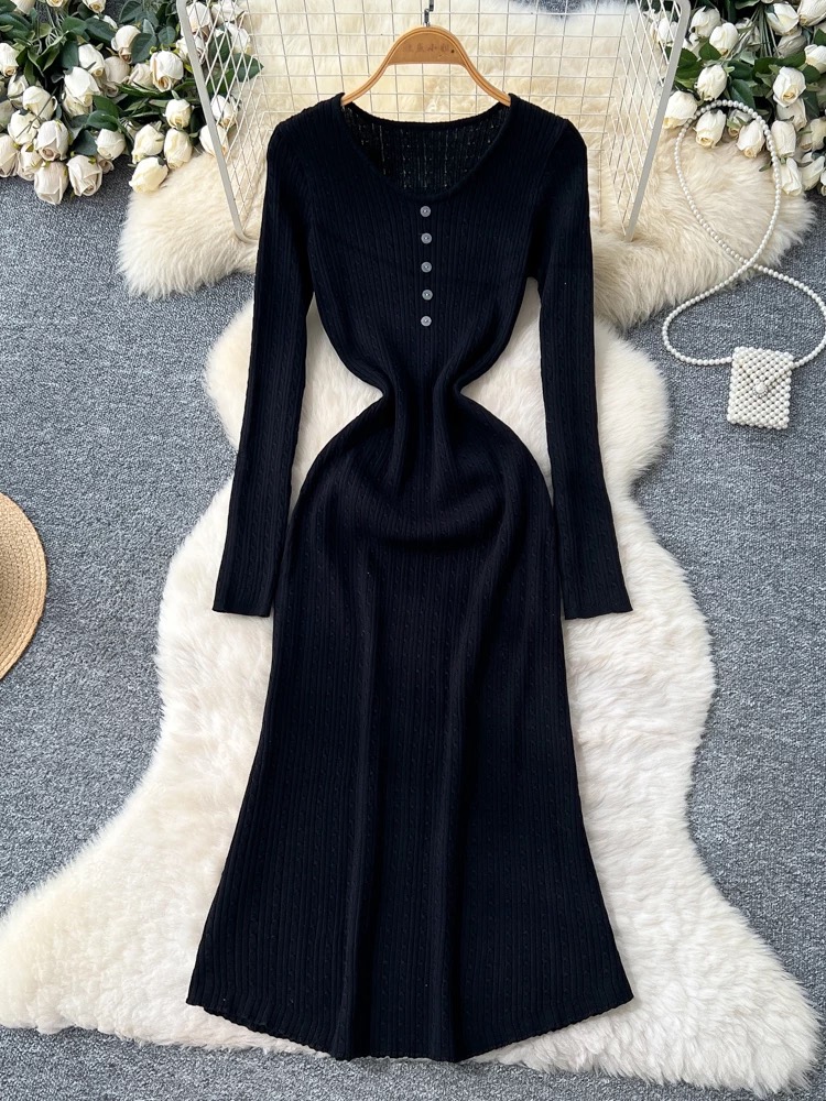 Going to see him knitted dress KD348 image