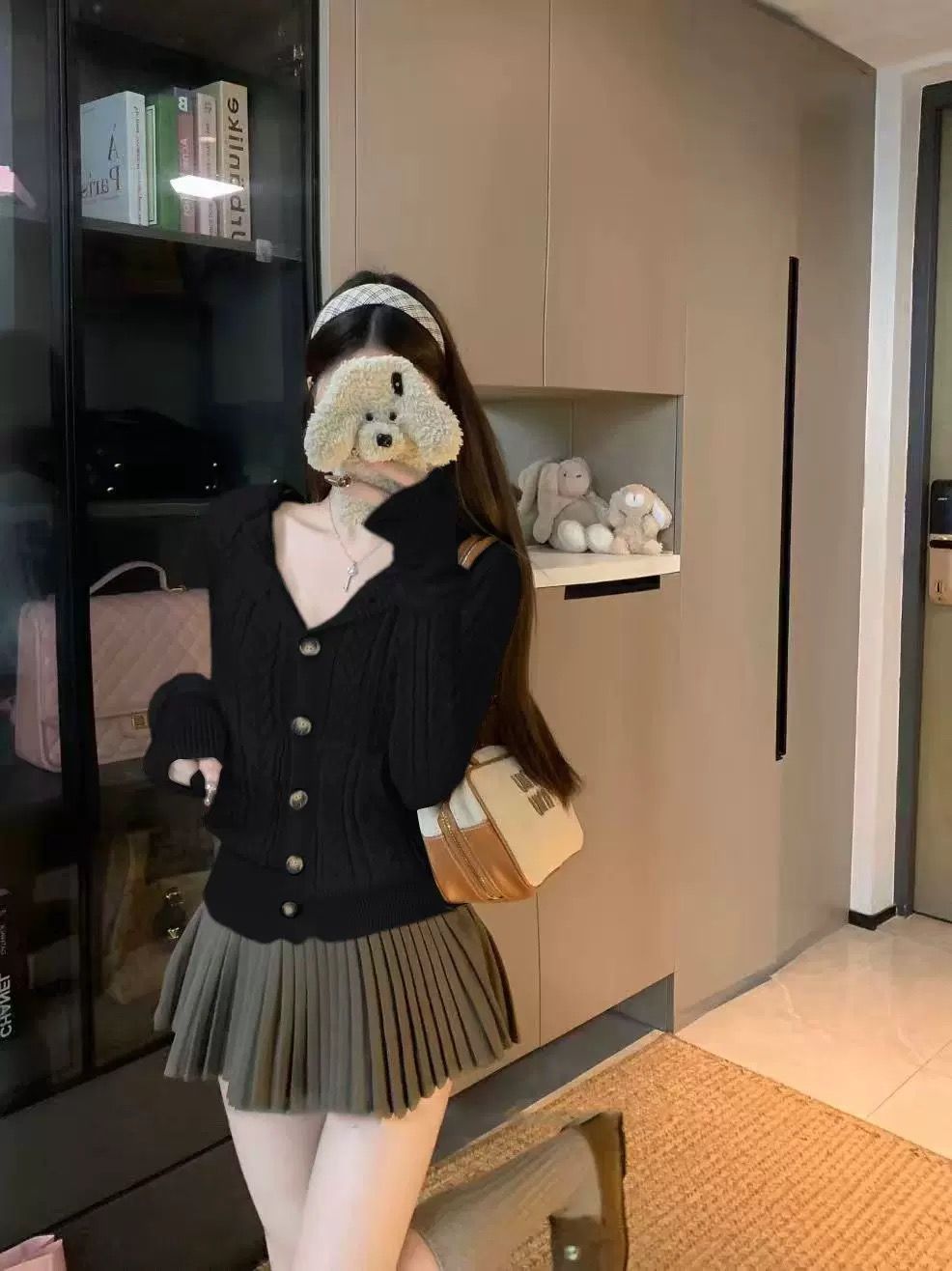 Wool babe hoodie top KTO239 image