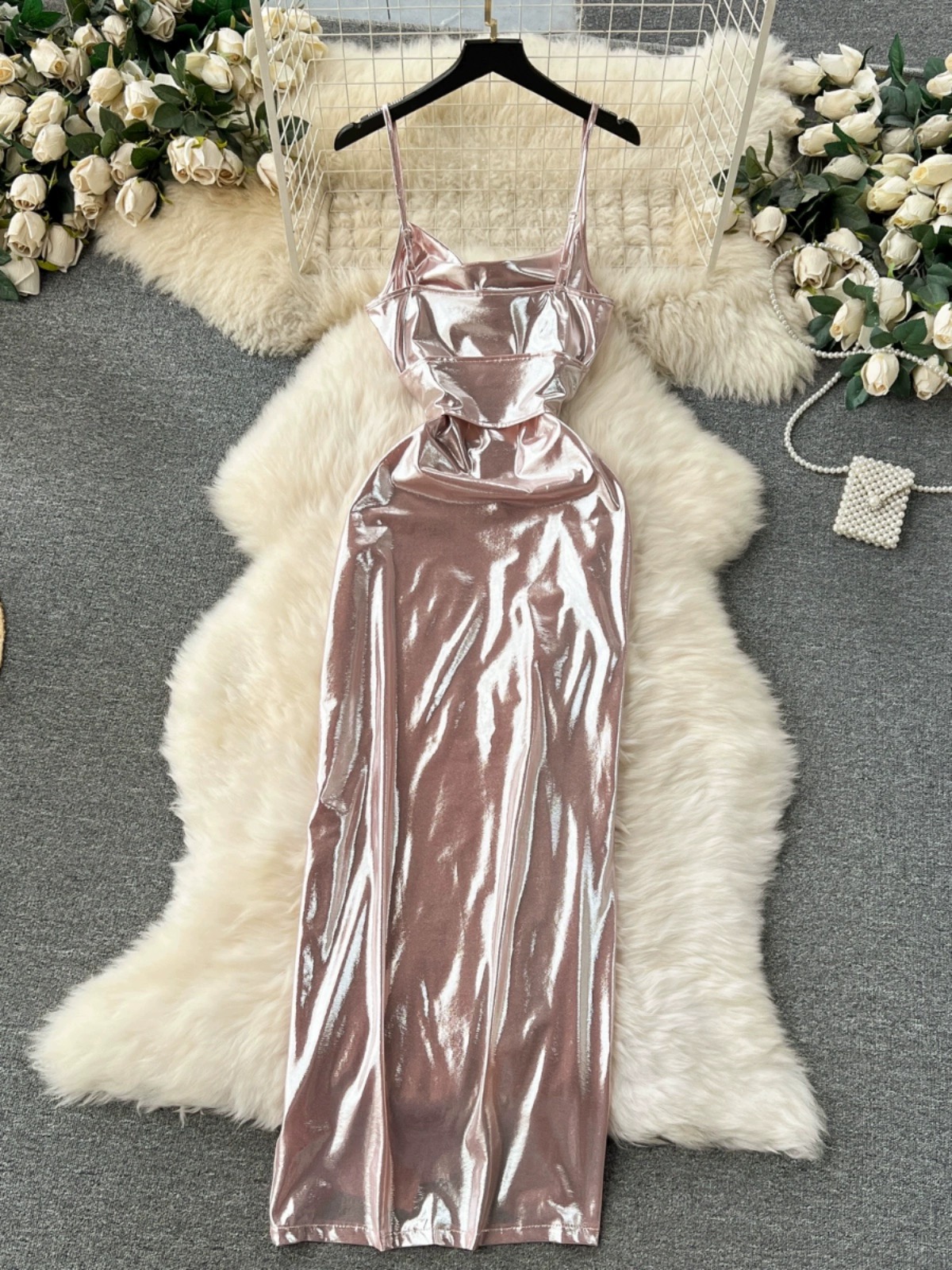 Tight fit metallic Dress CBC722 image