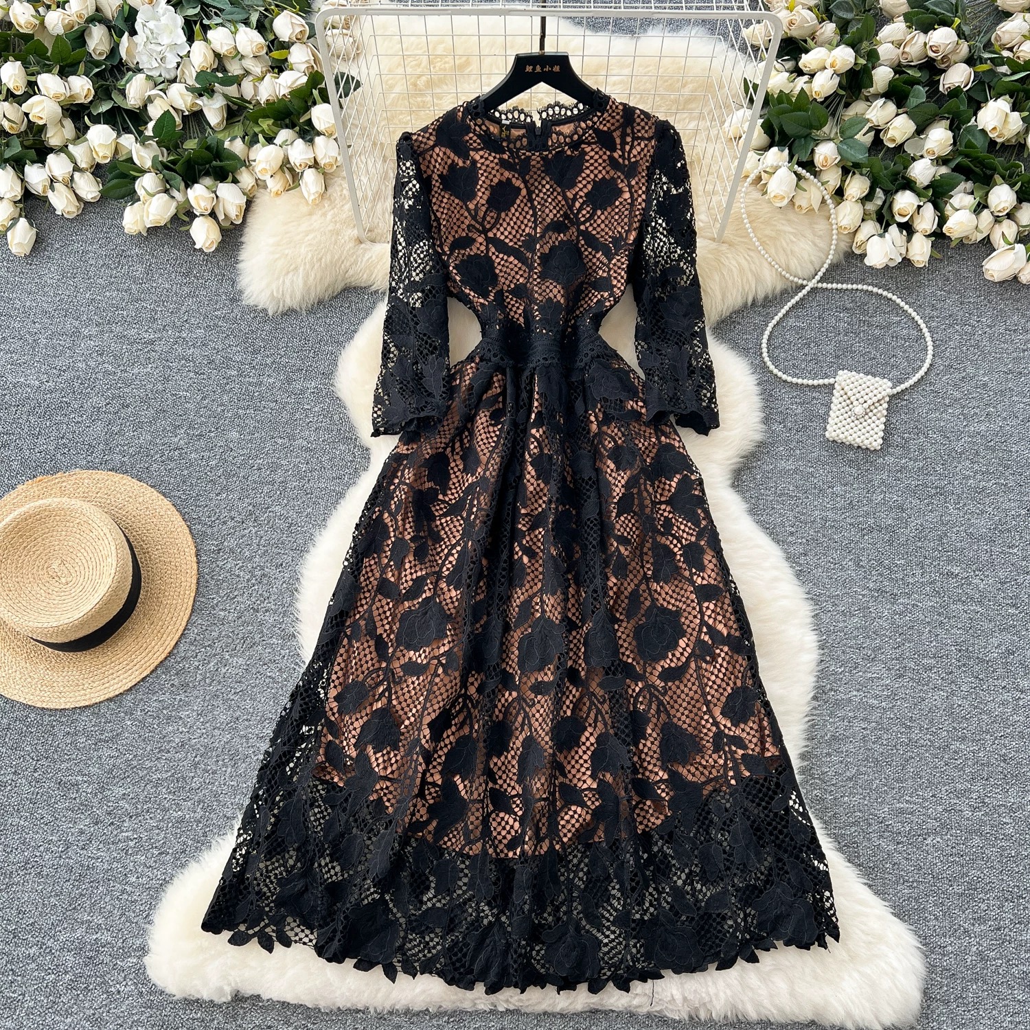 Off roading lace dress FD1133 image