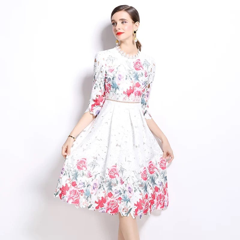 You are a firework lace dress FD1126 image