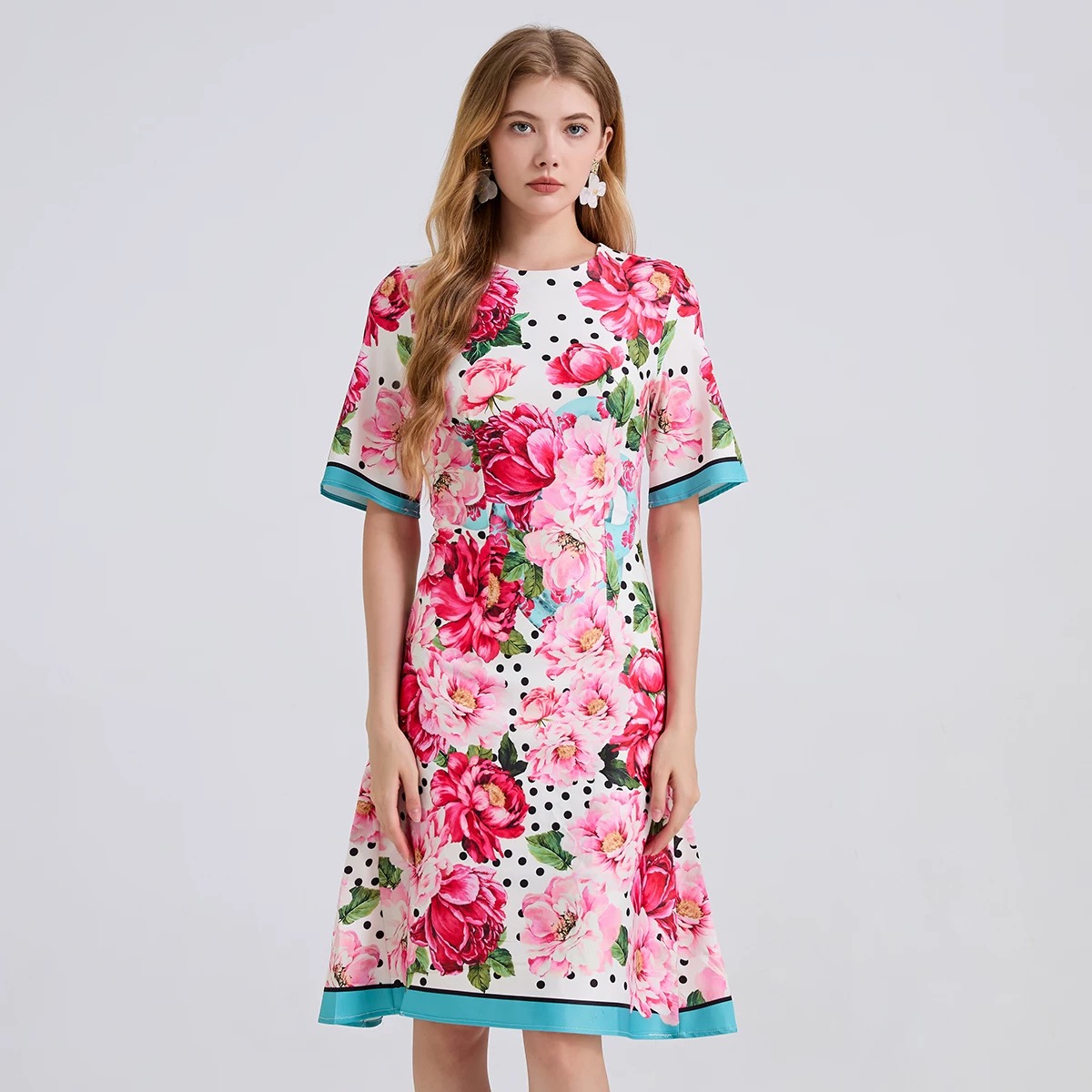 Always blooming floral dress CD442 image