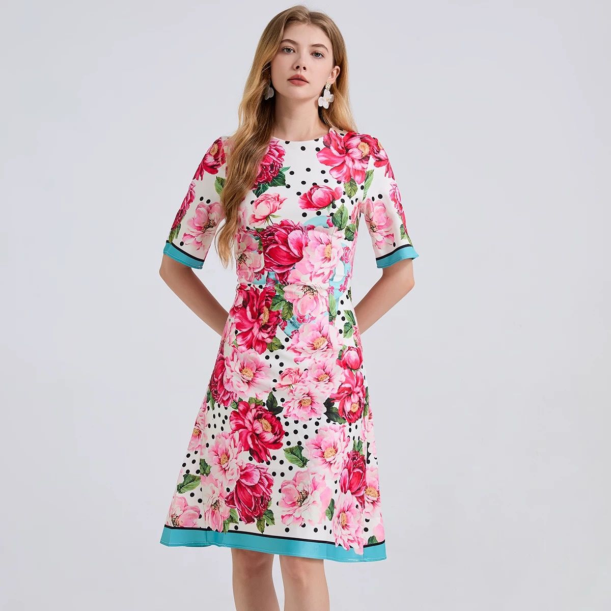 Always blooming floral dress CD442 image