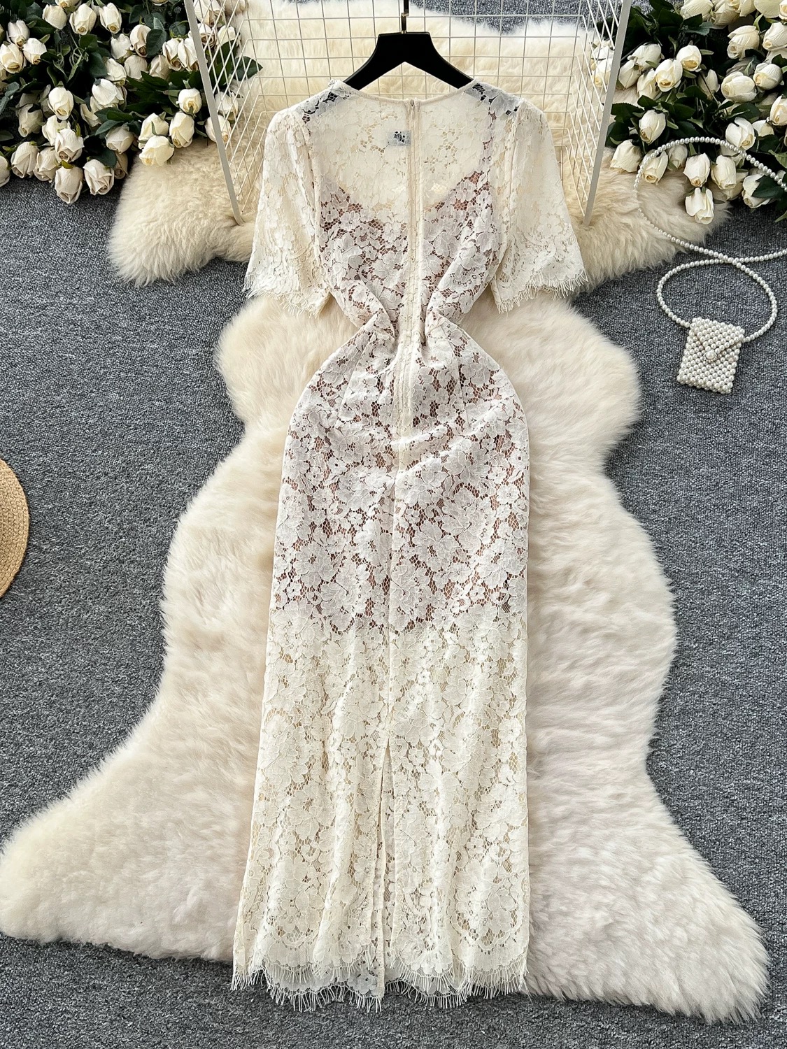 Cool girl lace dress FBC392 image