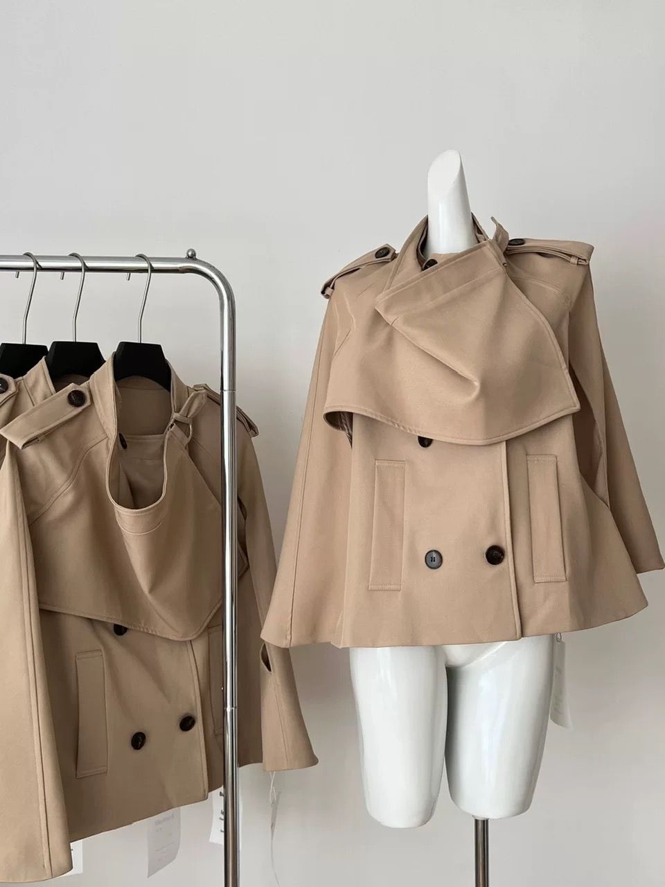 Pretty dainty trench coat COA143 image