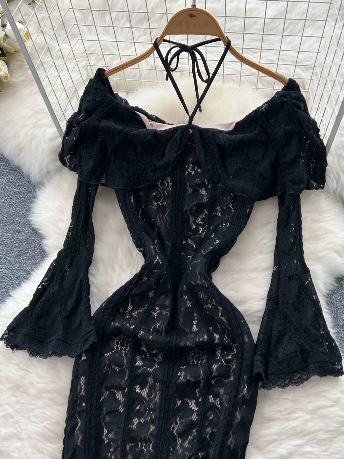 Simple and sweet lace dress CD1638 image