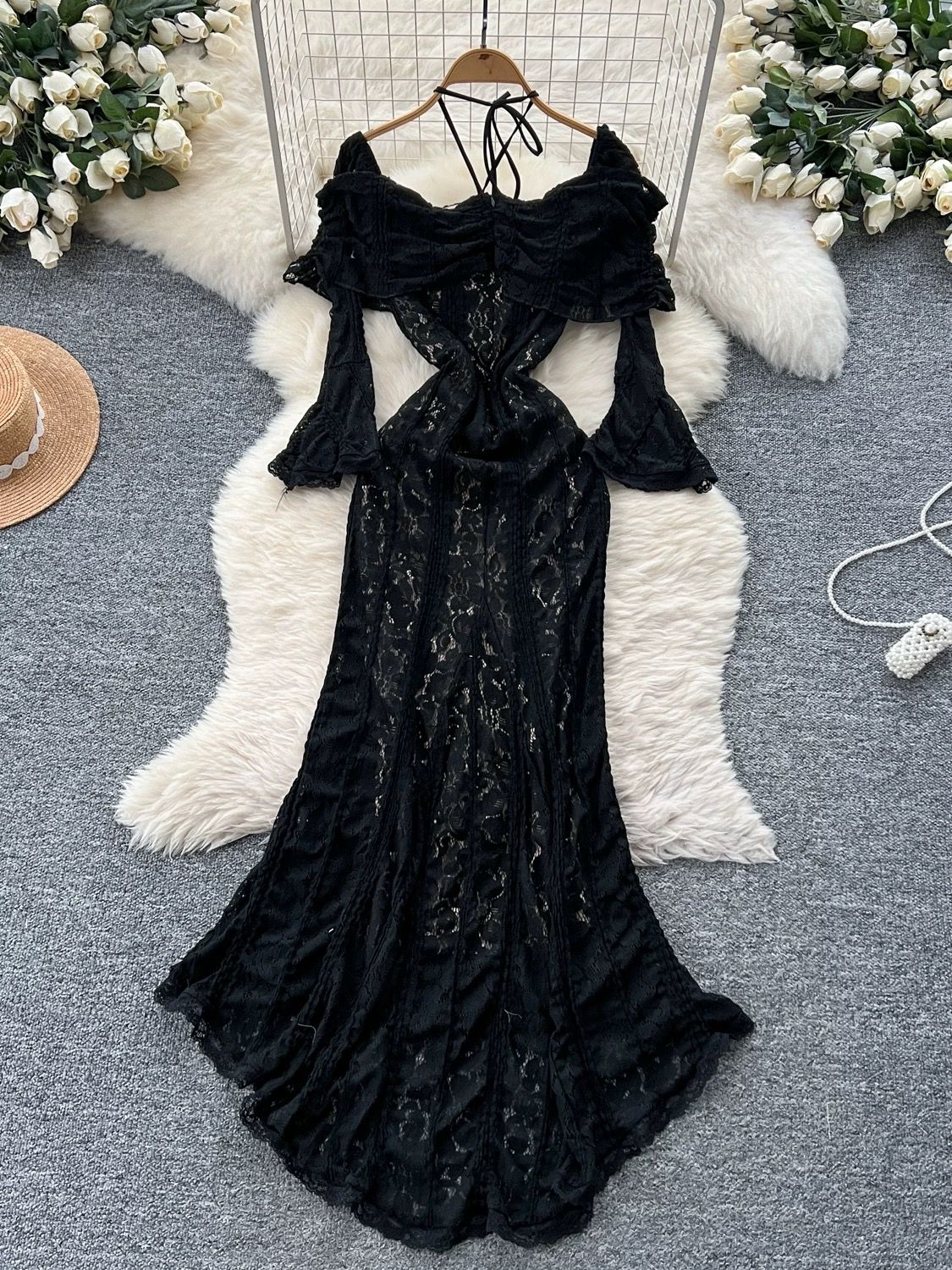 Simple and sweet lace dress CD1638 image