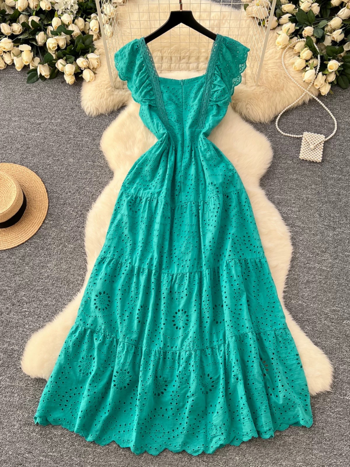 Sun setting lace dress CD969 image