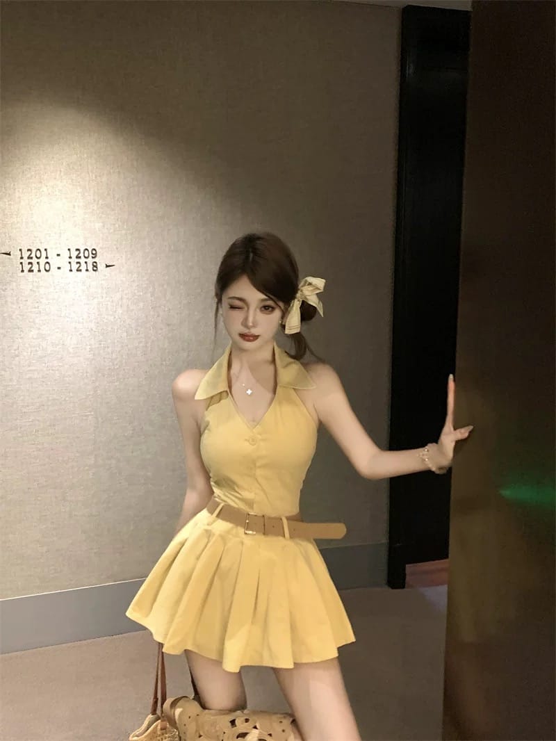 Evening best dress & belt CD429 image