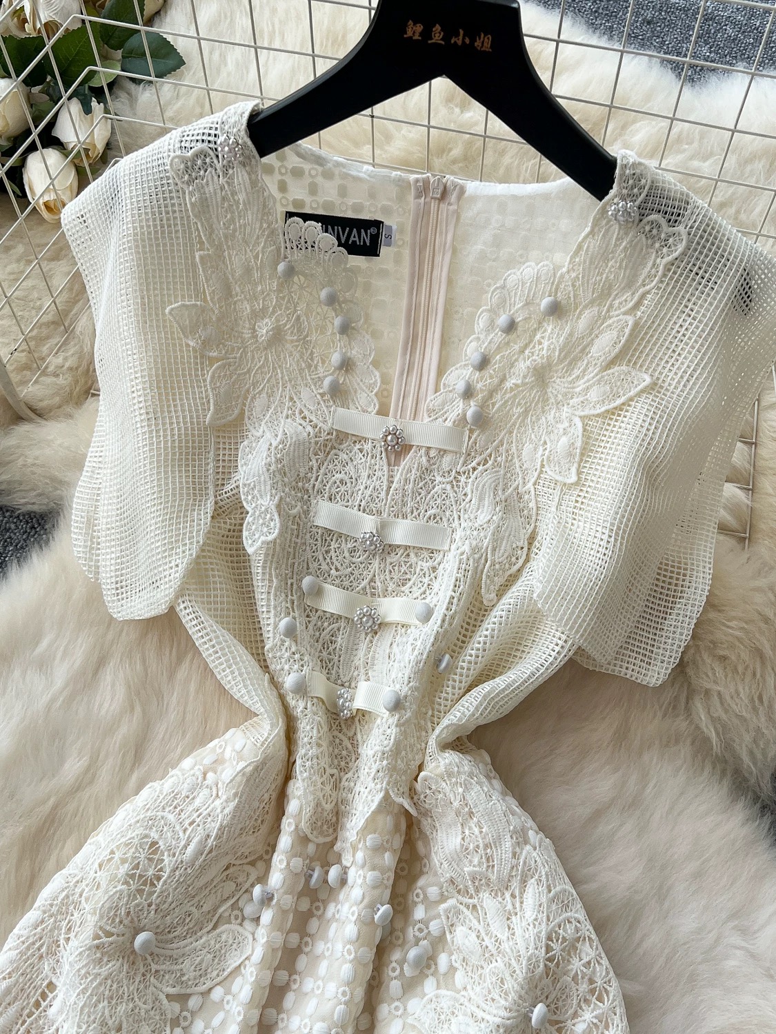 Butterfly baby dress FD1043 image