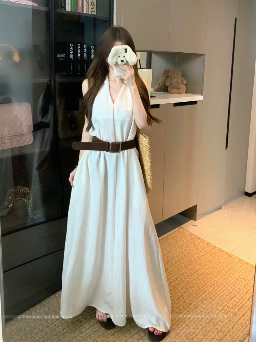 Pretty in linen dress CD423 image