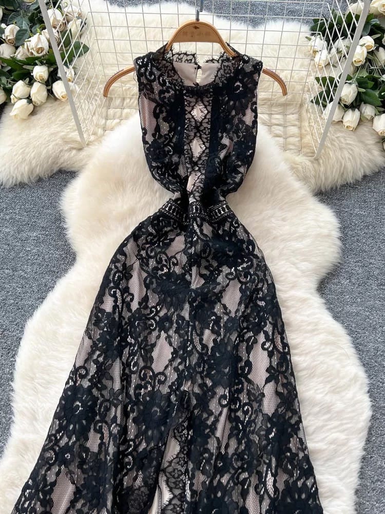 Seductress party lace dress  FD469 image