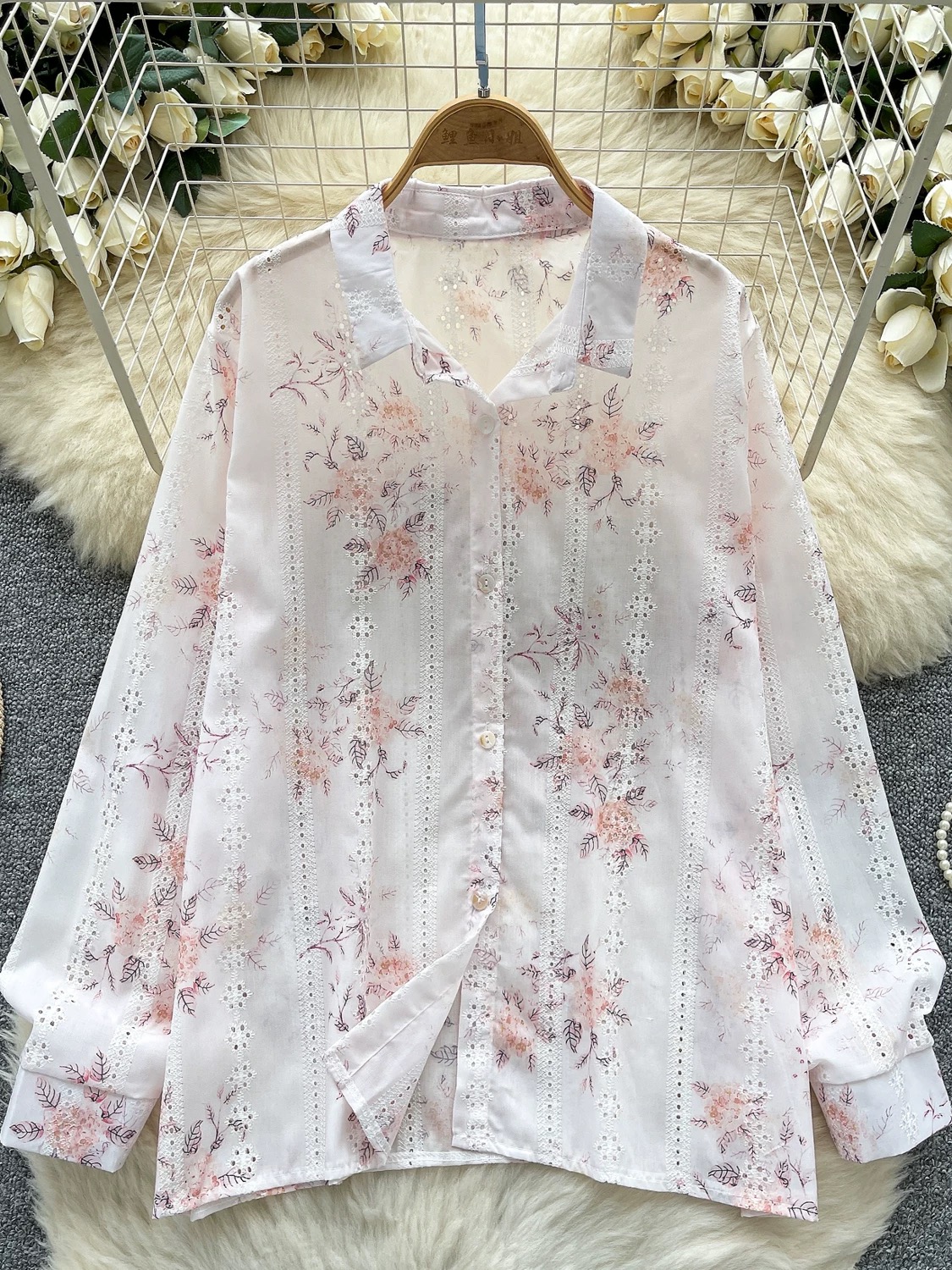 Here and now lace shirt SH111 image