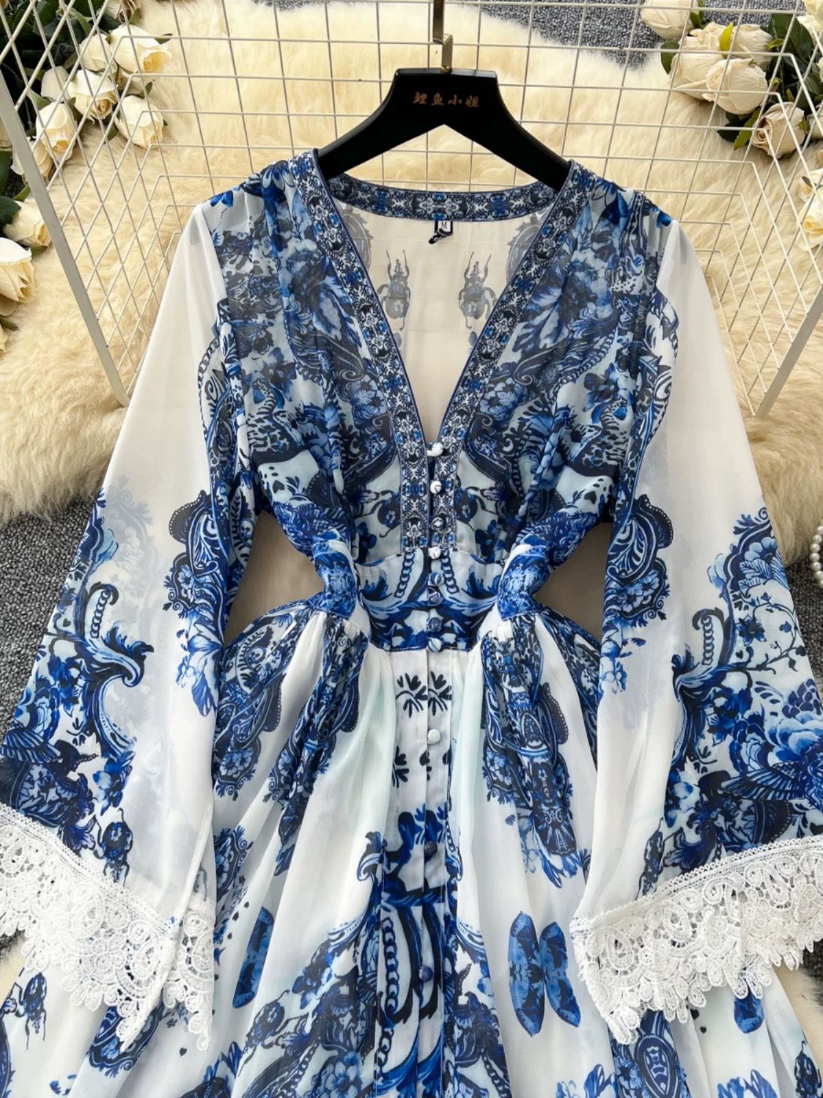 Lost your chance print dress ED178 image