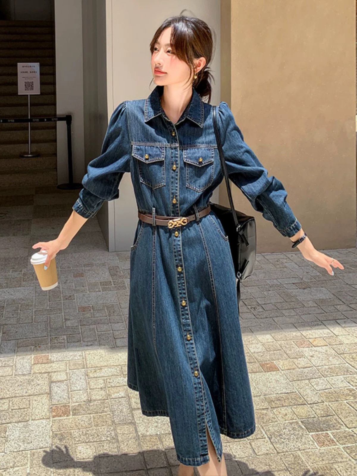 In my auntie era dress & belt DD120 image