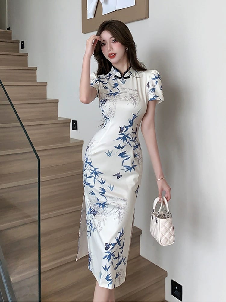 Gorgeous diva qipao dress Q117 image