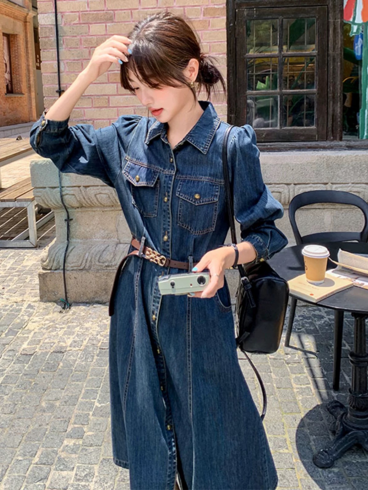 In my auntie era dress & belt DD120 image