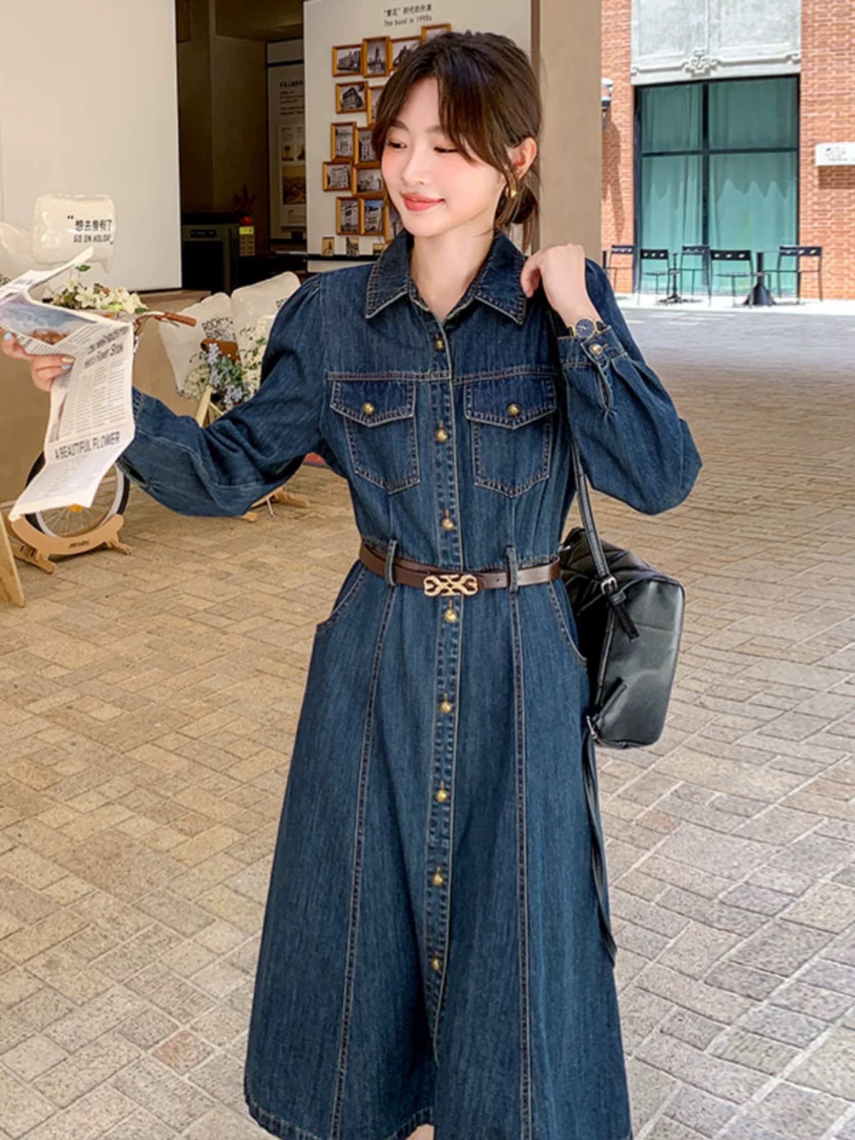 In my auntie era dress & belt DD120 image