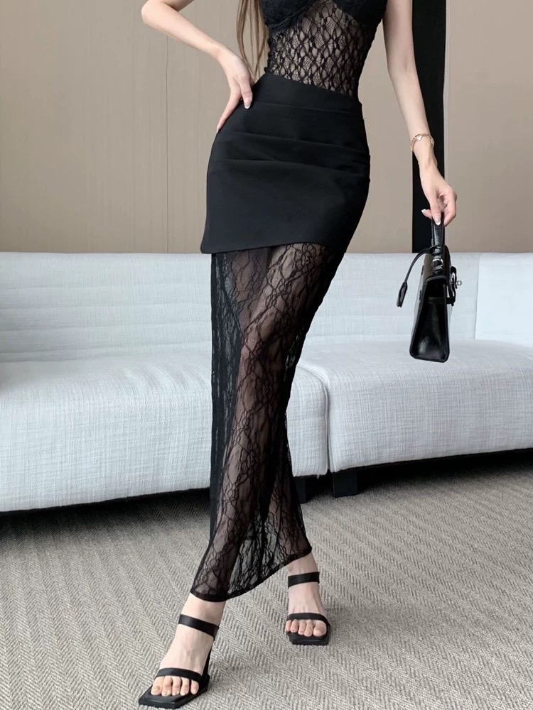 Out for a tan lace dress CBC1349 image