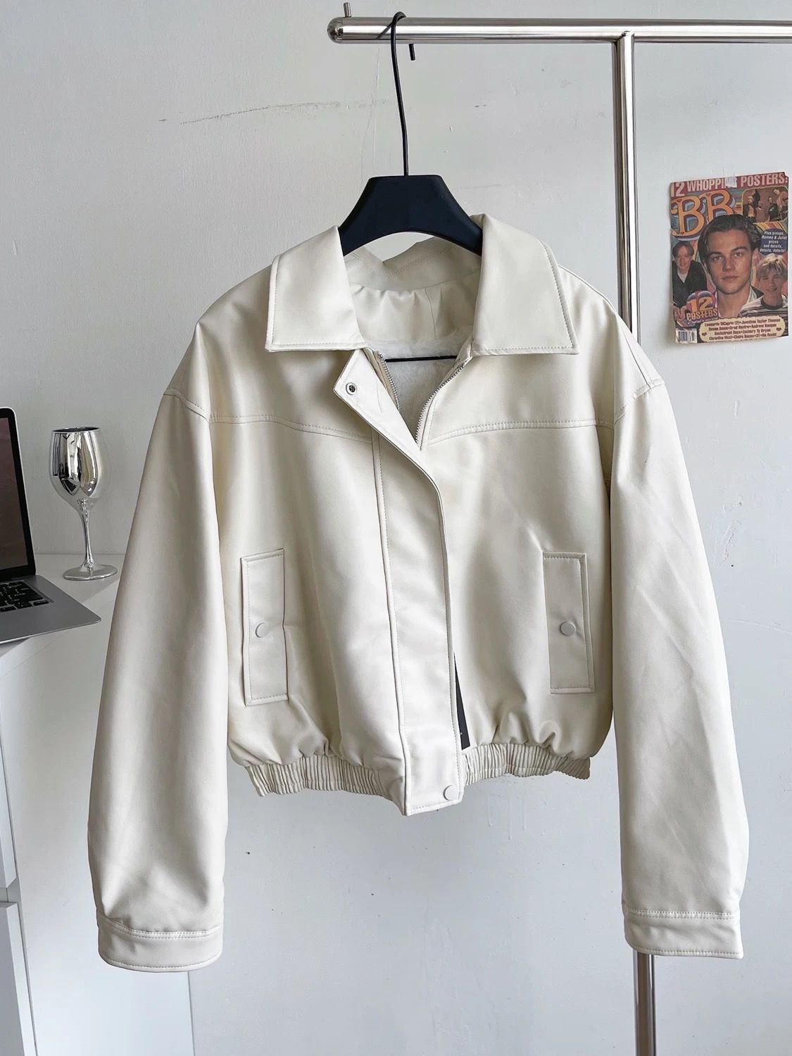 Melania leather jacket LJ130 image