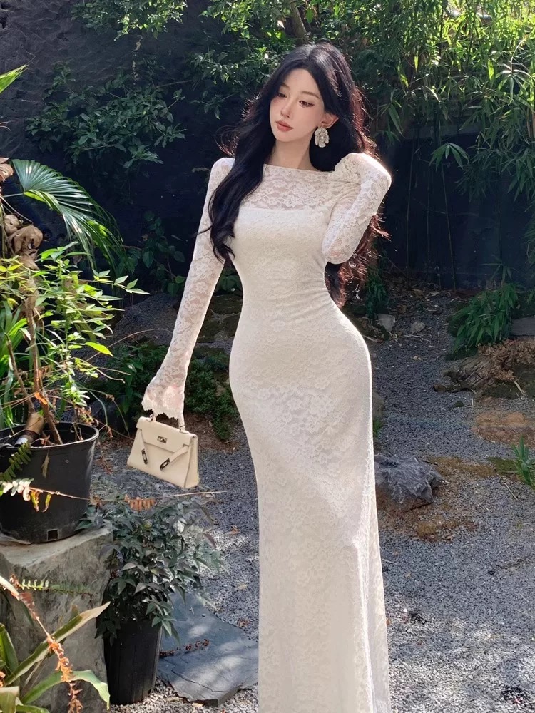 Meet my expectations lace dress FBC411 image