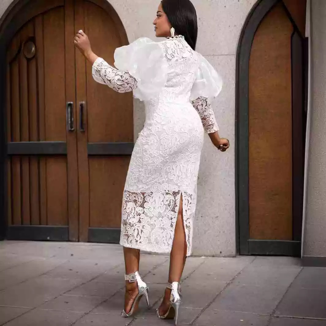 Eye of fashion lace dress EBC279 image