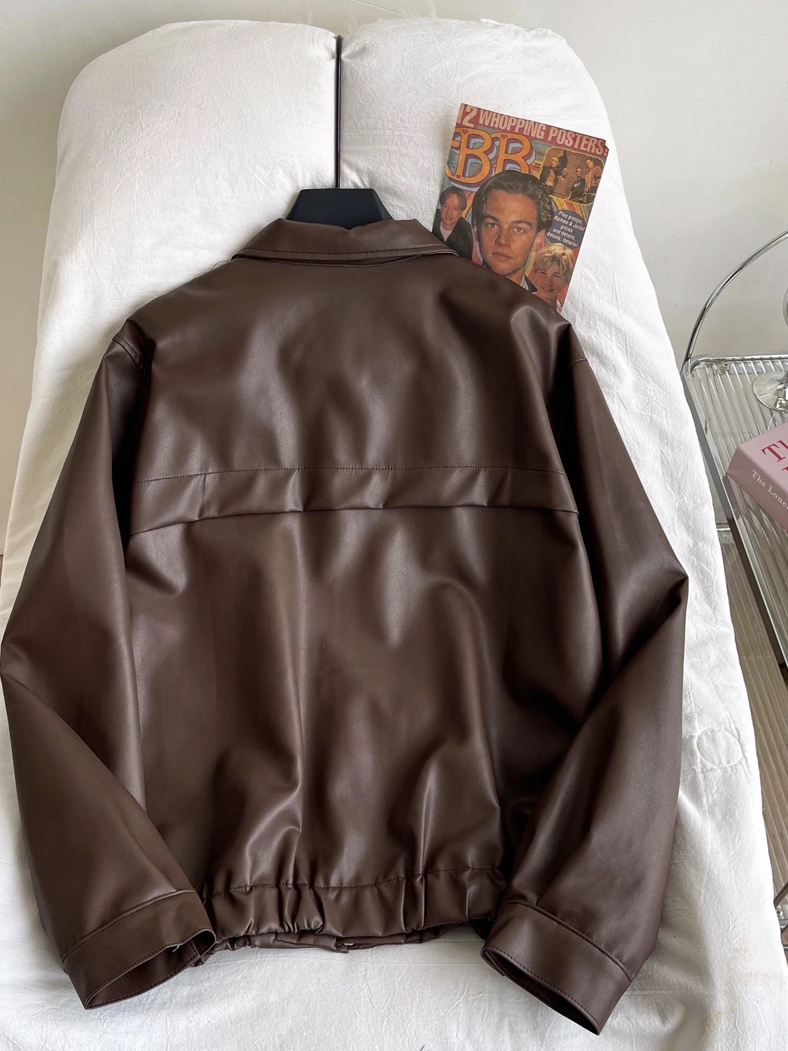 Babe alert leather jacket LJ121 image