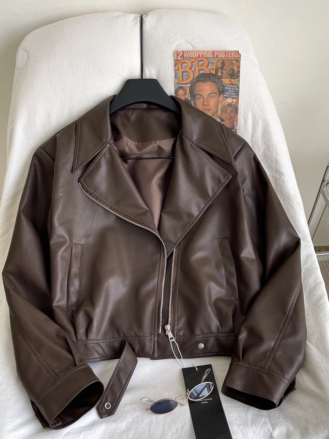 Speed racer leather jacket LJ122 image