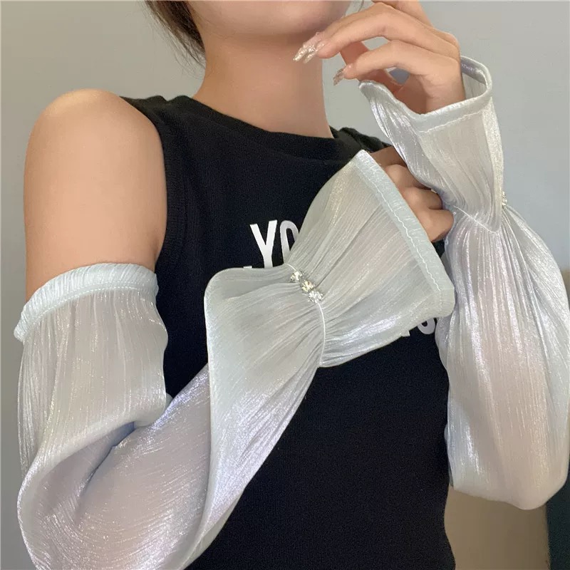 Modern girl detachable sleeves AC173 image