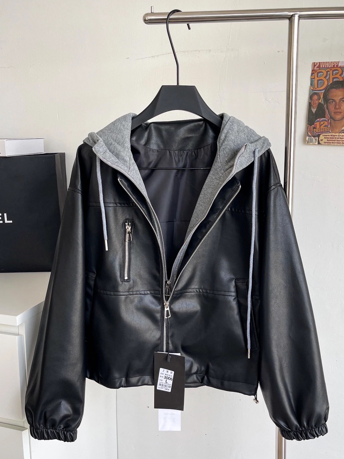 Around the track leather jacket LJ128 image