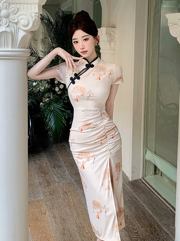 Try to play it qipao dress Q157 image