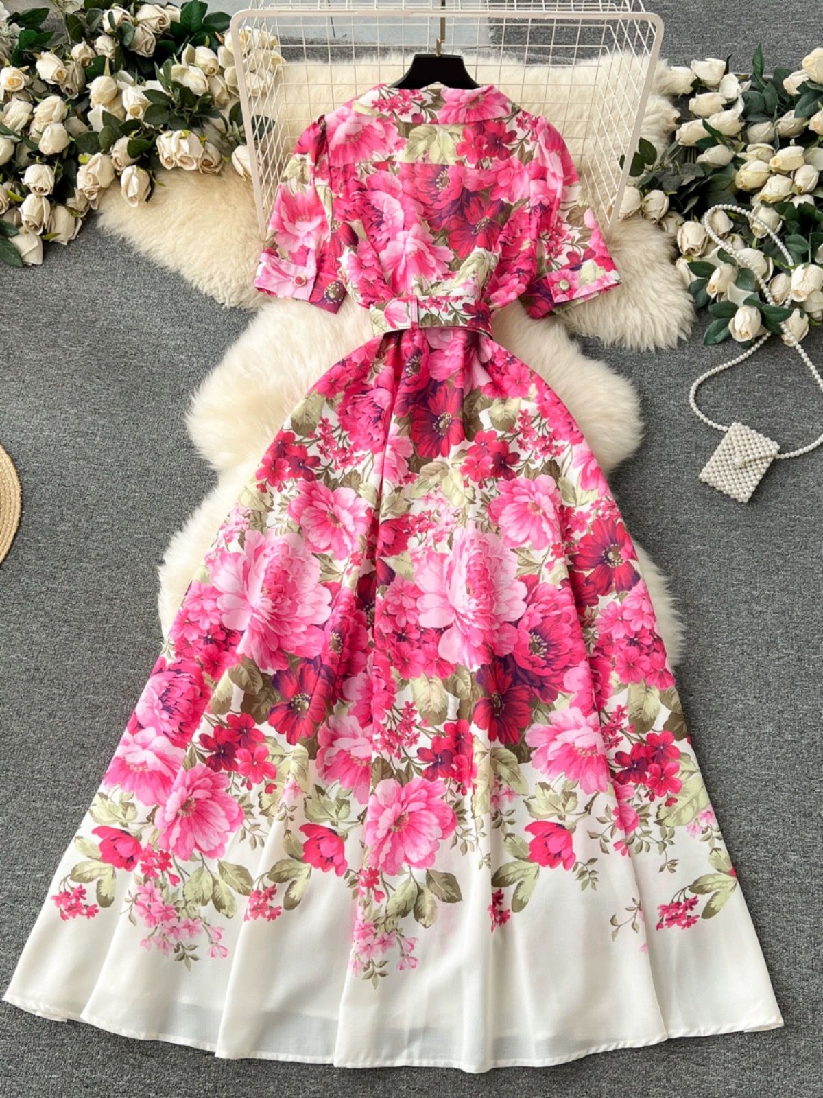 Vineyard floral dress ED251 image