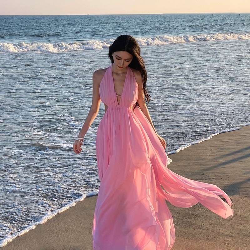 Feel my rhythm spilt chiffon dress CD904 image