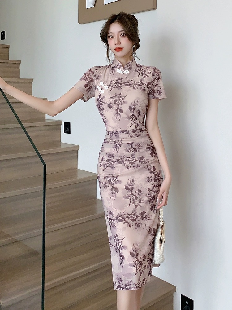 Believe in love qipao dress Q161 image