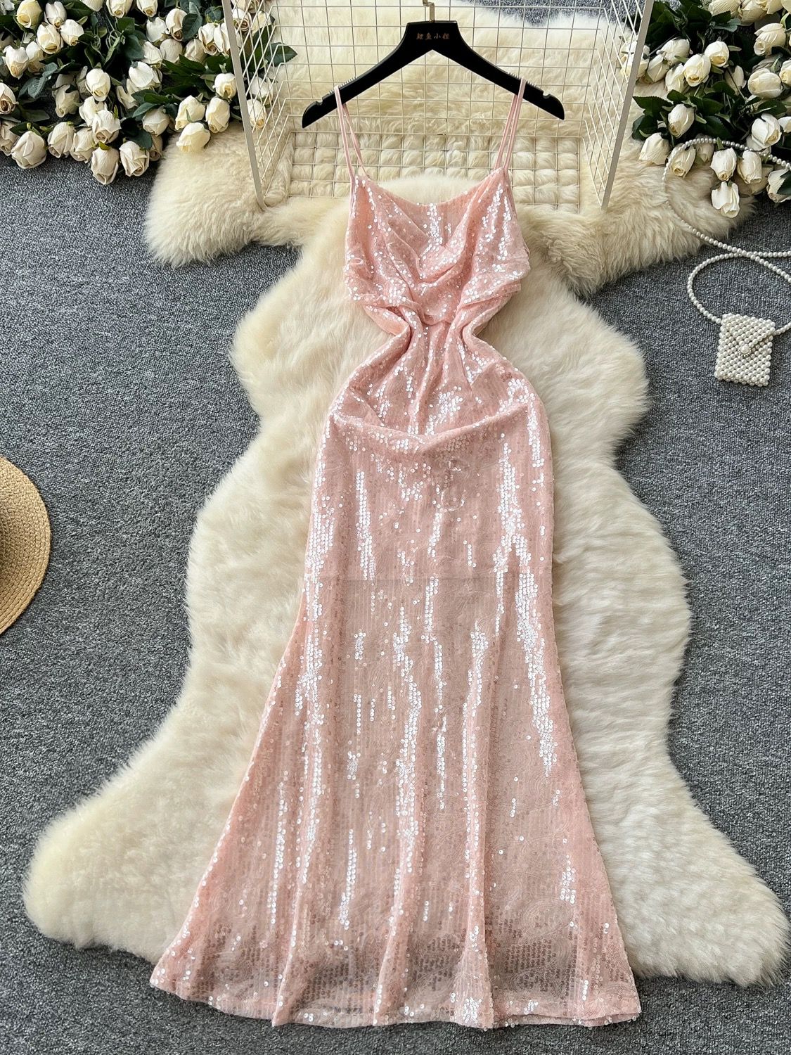 Street romance sequin dress FD1058 image