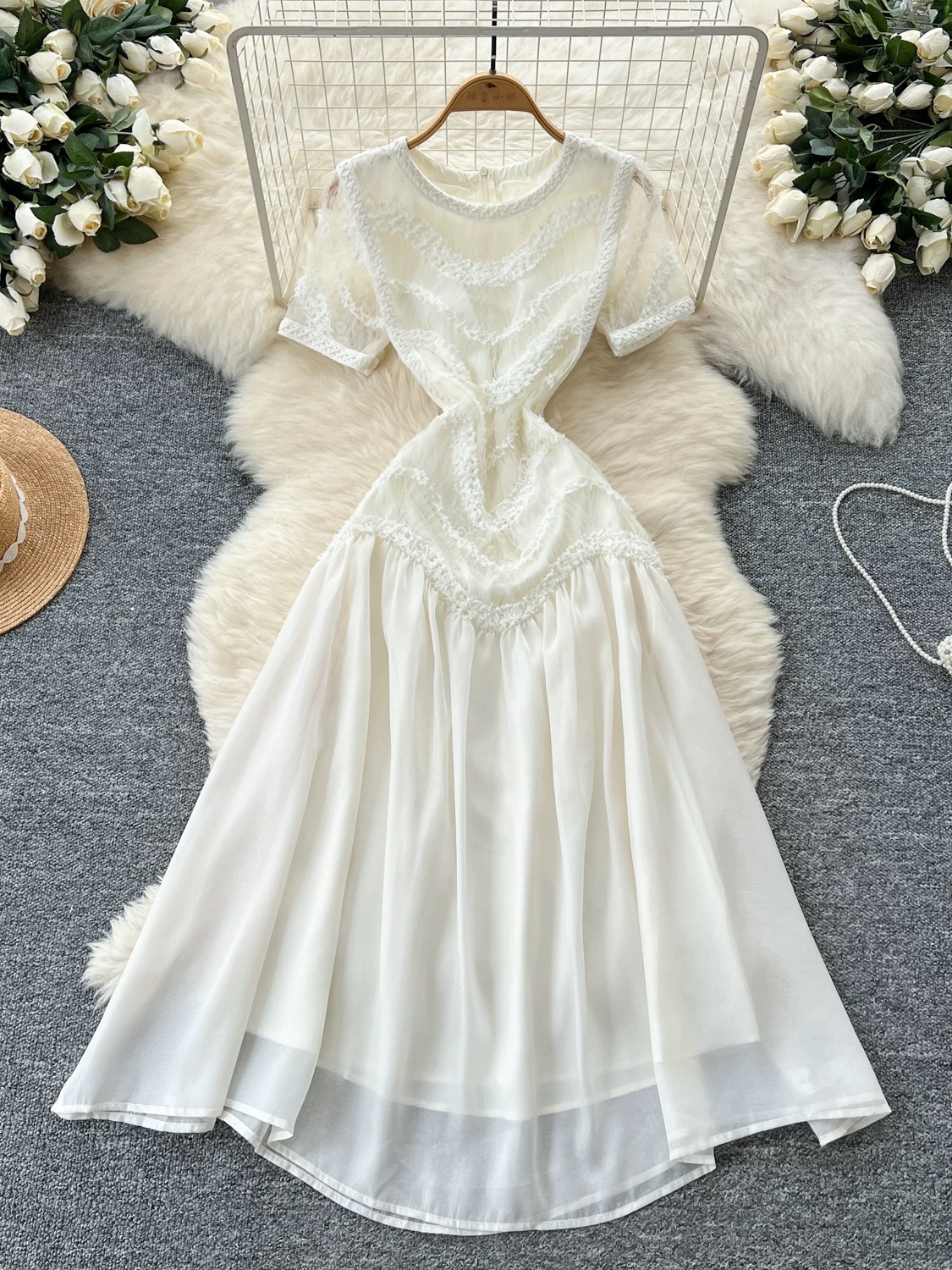 Double scoop dress FD1062 image