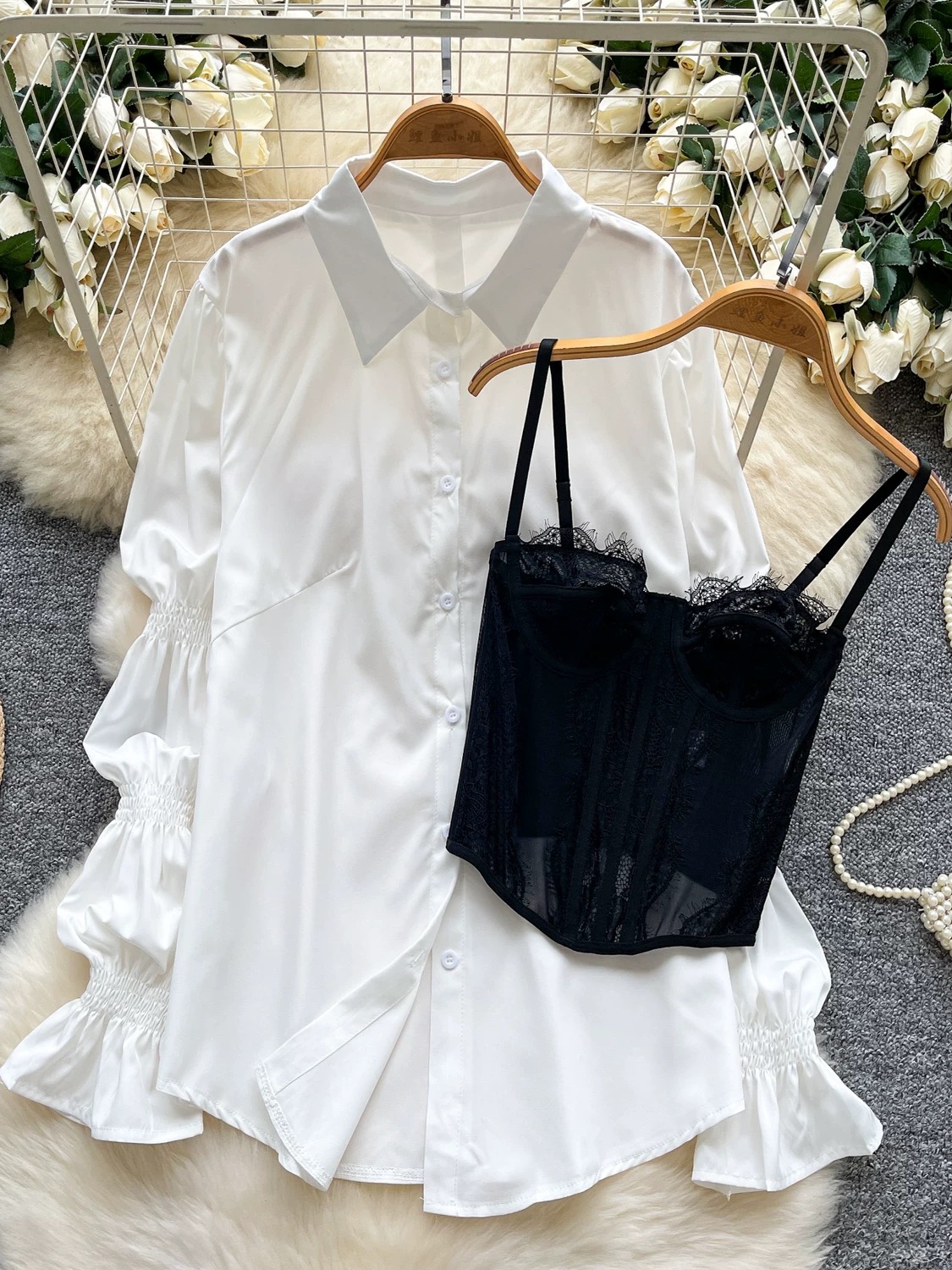 Dropping by shirt set SS148 image