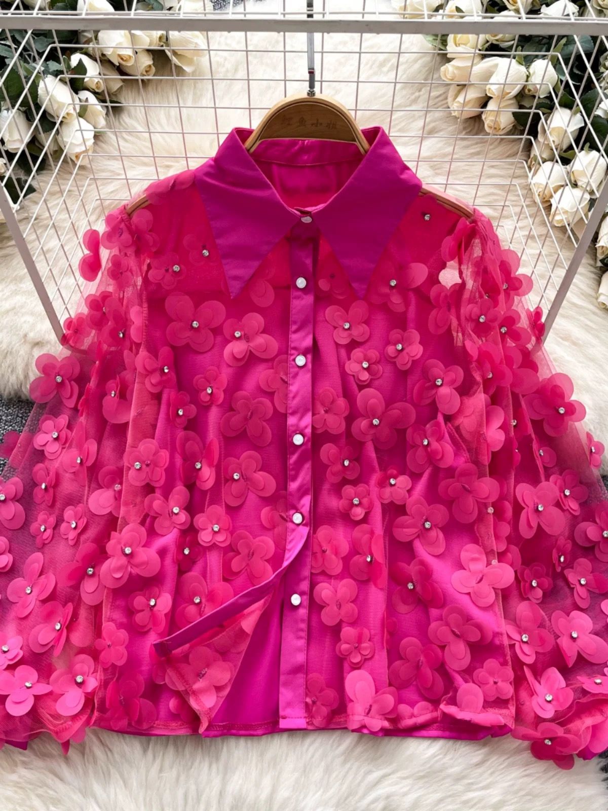 Too glam to care blouse BE356 image