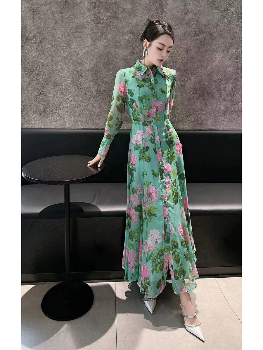 Gala worthy floral dress CD496 image