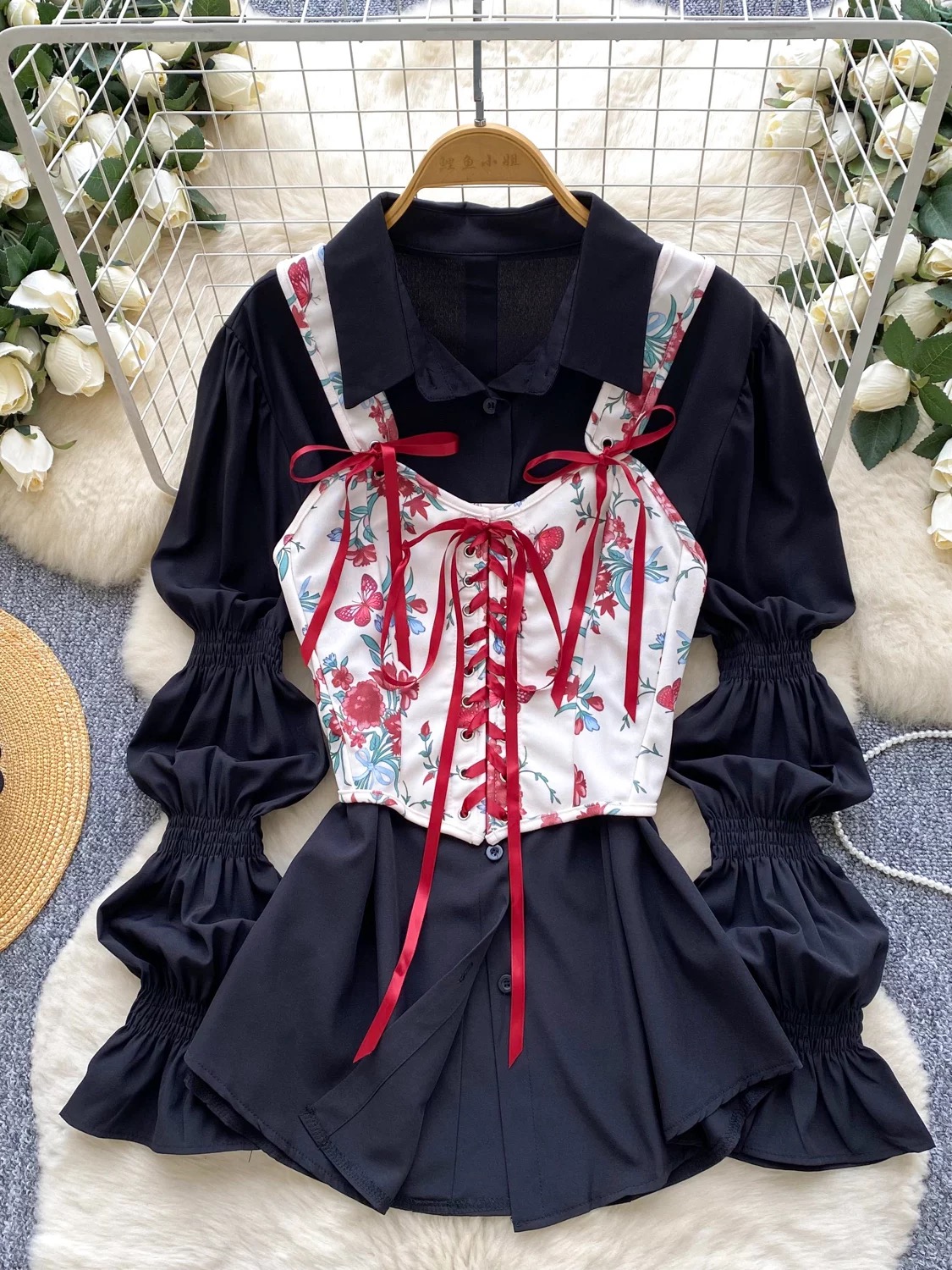 Take your shot shirt & corset set SS144 image